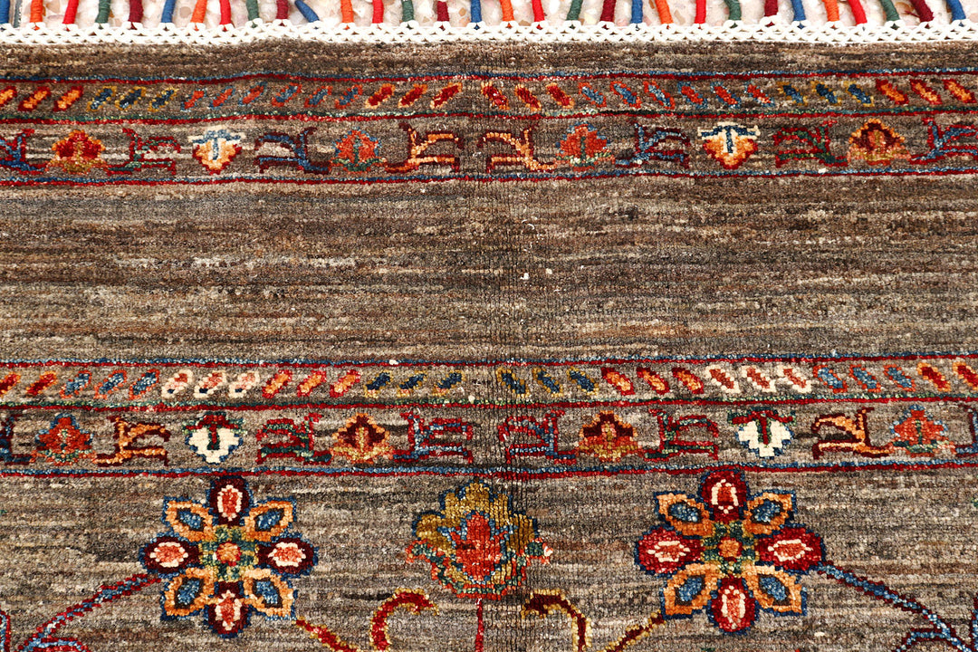 Multi Colored Kazak 5'  x" 6'  10" - No. QA64795