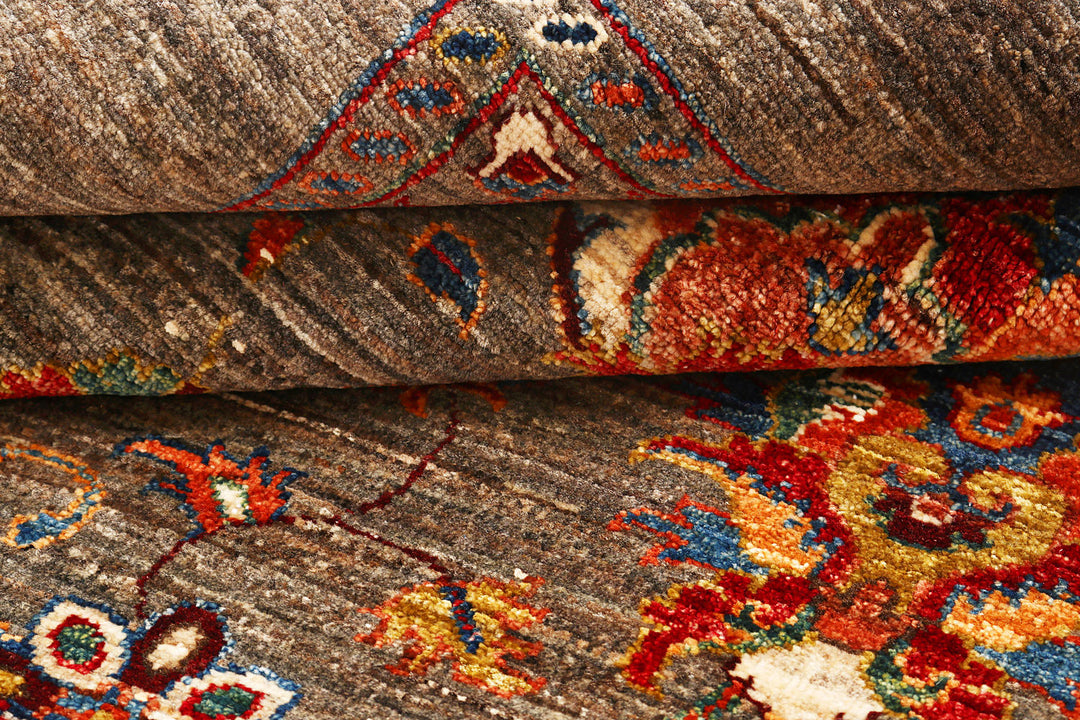 Multi Colored Kazak 5'  x" 6'  10" - No. QA64795