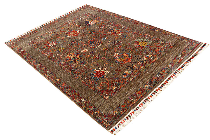 Multi Colored Kazak 5'  x" 6'  10" - No. QA64795