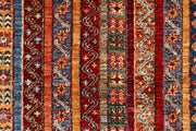 Multi Colored Kazak 4'  1" x 5'  9" - No. QA93620