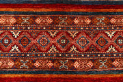 Multi Colored Kazak 5'  9" x 8' " - No. QA27201