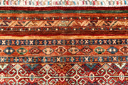 Multi Colored Kazak 5'  7" x 8'  2" - No. QA81648