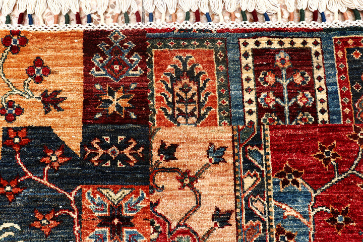 Multi Colored Kazak 5'  7" x 8'  4" - No. QA75338