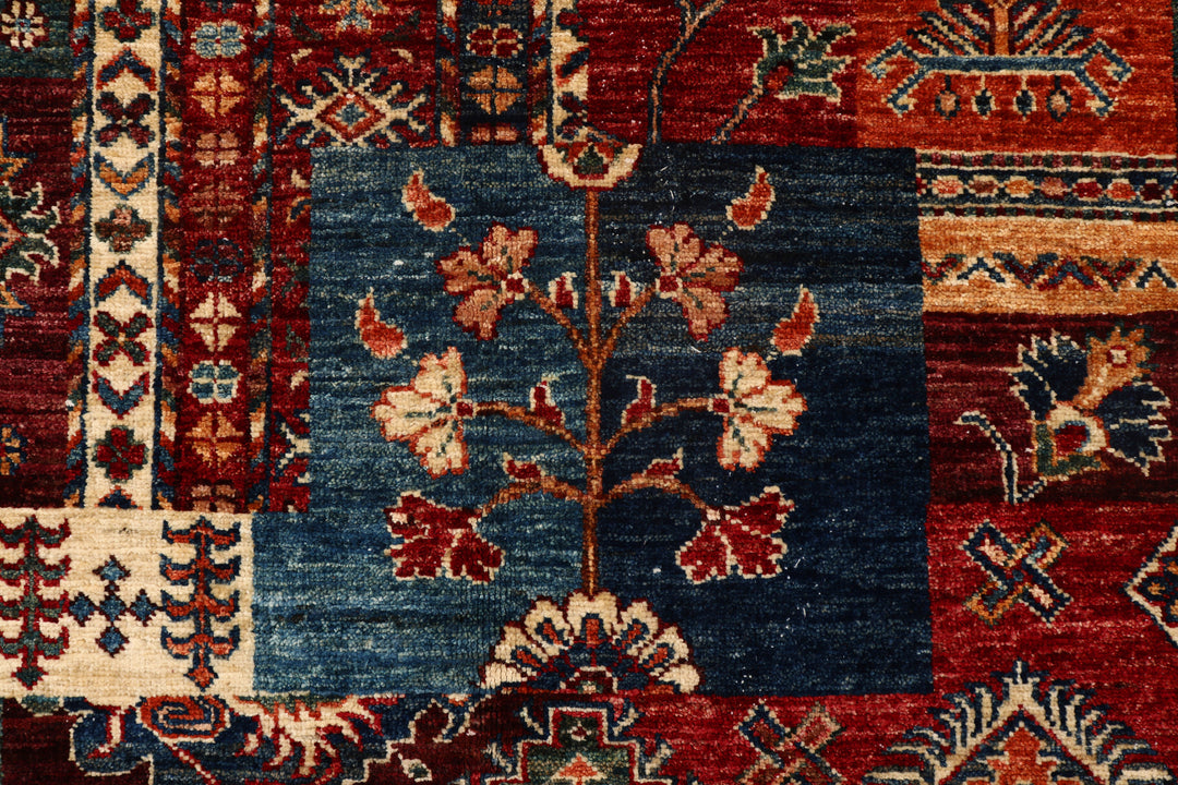 Multi Colored Kazak 5'  7" x 8'  4" - No. QA75338
