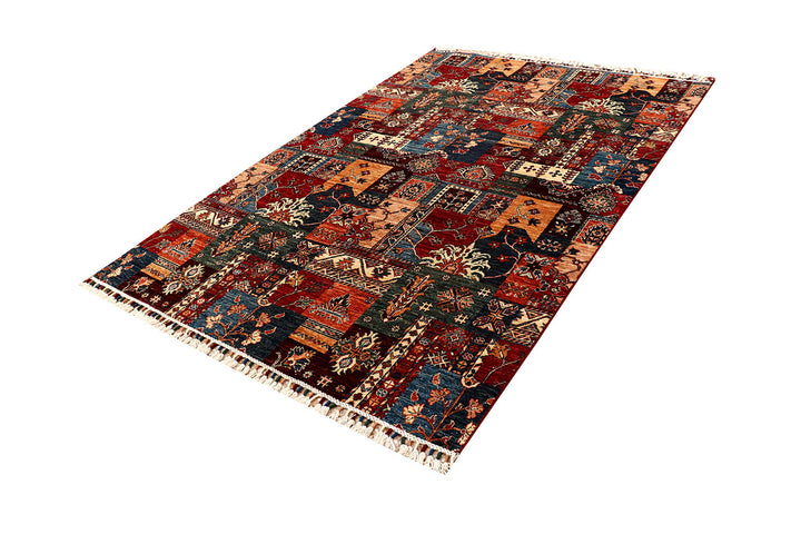 Multi Colored Kazak 5'  7" x 8'  4" - No. QA75338