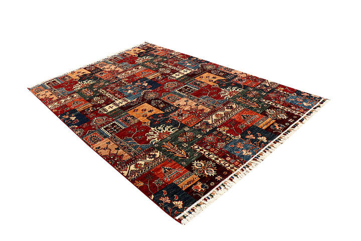 Multi Colored Kazak 5'  7" x 8'  4" - No. QA75338