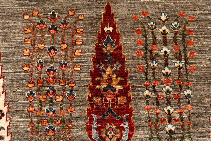 Tan Kazak 5'  9" x 7'  7" - No. QA61698