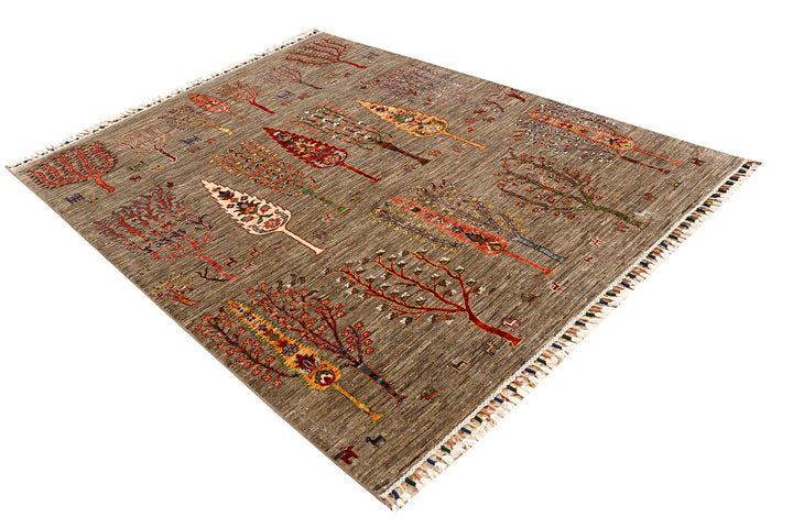 Tan Kazak 5'  9" x 7'  7" - No. QA61698