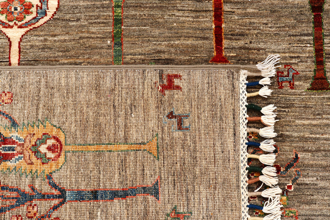 Tan Kazak 5'  9" x 7'  7" - No. QA61698