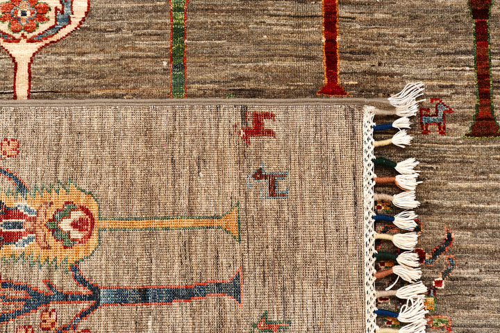 Tan Kazak 5'  9" x 7'  7" - No. QA61698