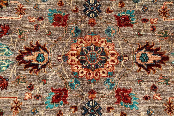 Tan Kazak 5'  x" 6'  9" - No. QA27970