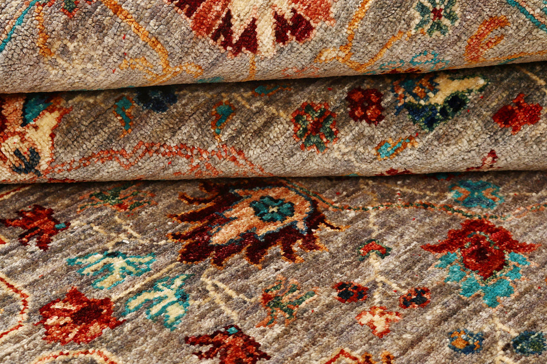 Tan Kazak 5'  x" 6'  9" - No. QA27970