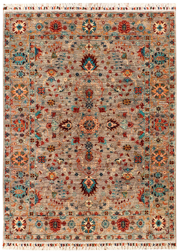 Tan Kazak 5'  x" 6'  9" - No. QA27970