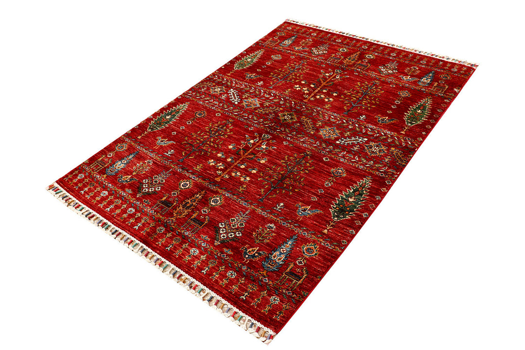 Firebrick Kazak 4' x 5' 10 - No. 73518