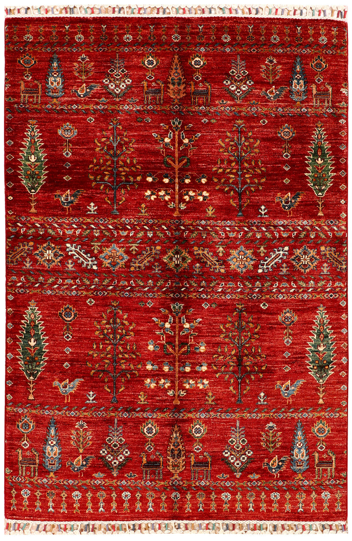 Firebrick Kazak 4' x 5' 10 - No. 73518