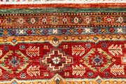 Multi Colored Kazak 3'  6" x 5'  1" - No. QA34640
