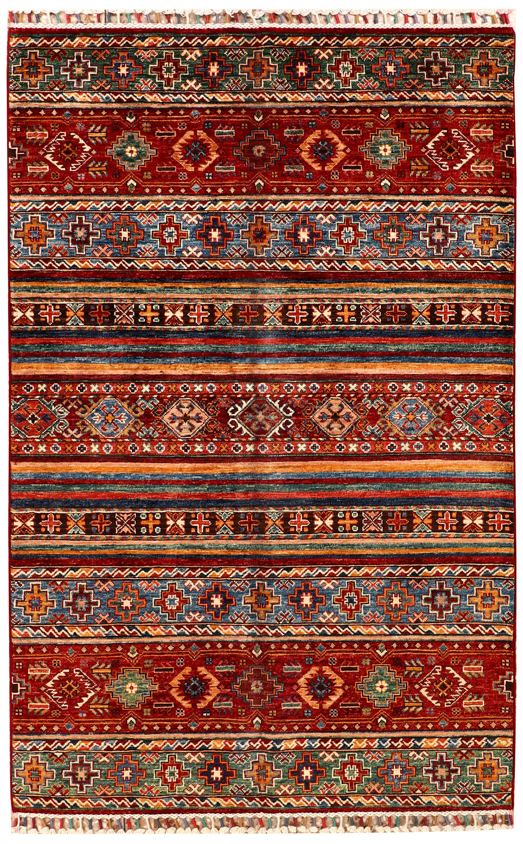 Multi Colored Kazak 3' 11 x 5' 6 - No. 73520