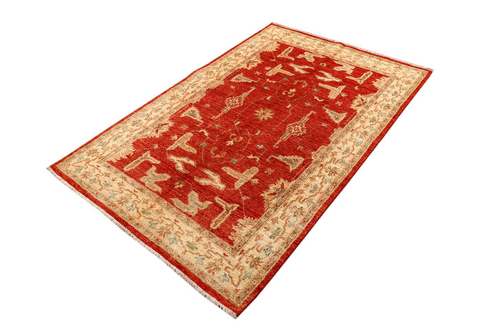 Orange Red Ziegler 4'  x" 6'  2" - No. QA12775