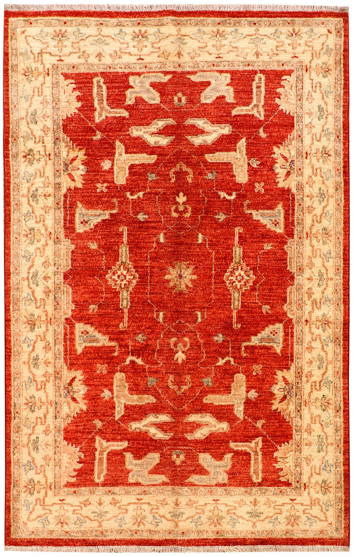 Orange Red Ziegler 4'  x" 6'  2" - No. QA12775