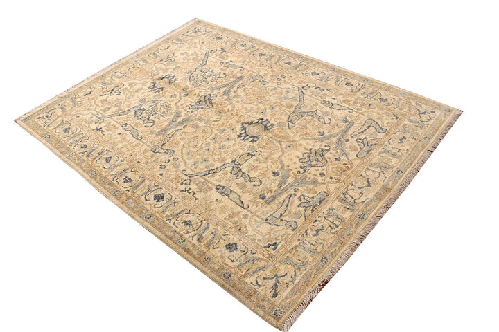 Blanched Almond Ziegler 4'  6" x 5'  9" - No. QA31726