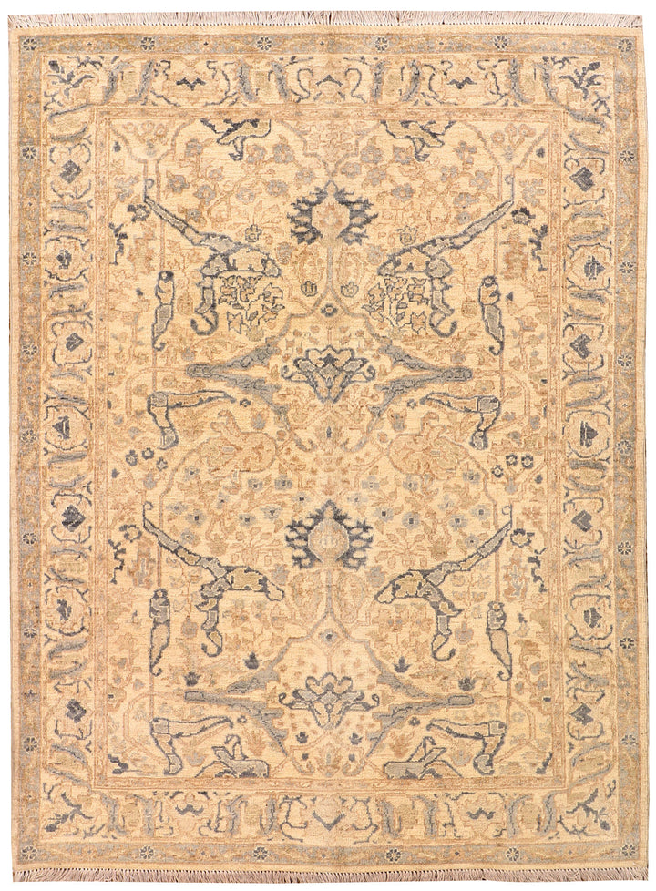 Blanched Almond Ziegler 4'  6" x 5'  9" - No. QA31726