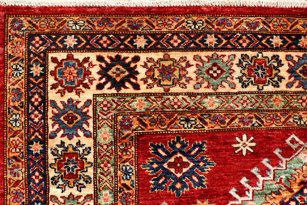 Firebrick Kazak 4'  11" x 6'  8" - No. QA18630