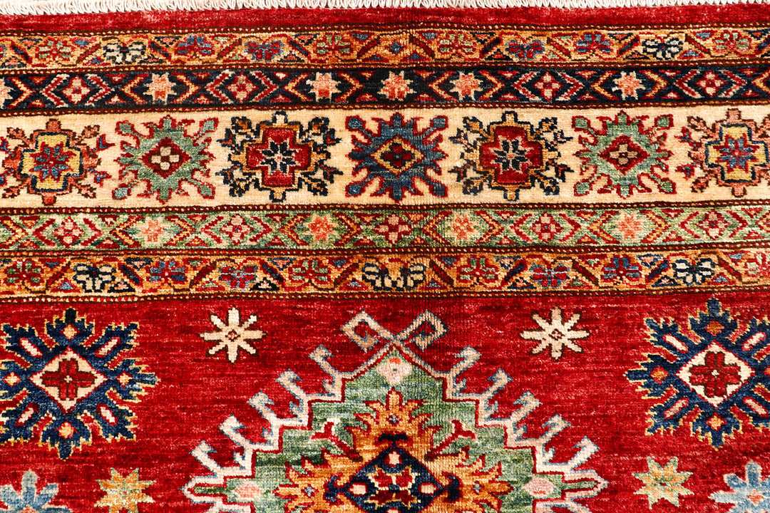 Firebrick Kazak 4'  11" x 6'  8" - No. QA18630