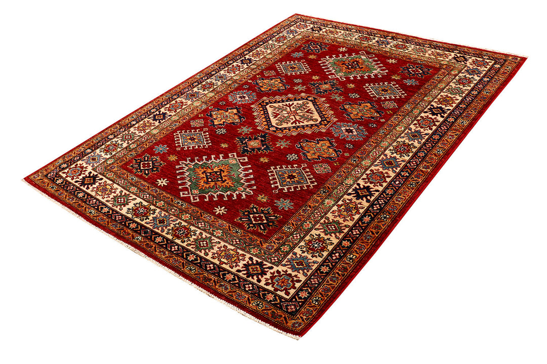 Firebrick Kazak 4'  11" x 6'  8" - No. QA18630