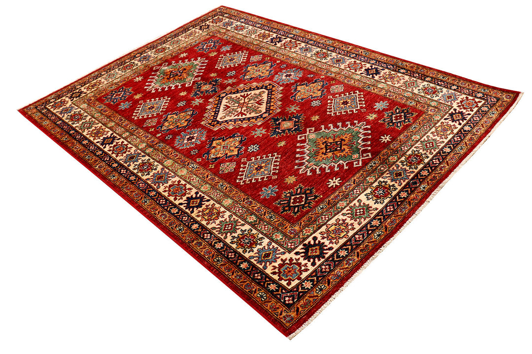 Firebrick Kazak 4'  11" x 6'  8" - No. QA18630