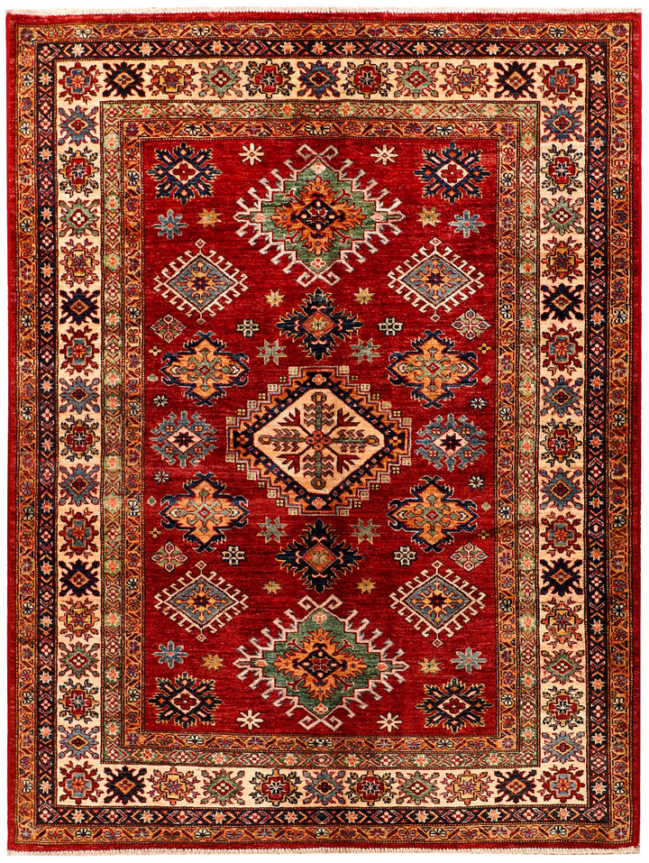 Firebrick Kazak 4'  11" x 6'  8" - No. QA18630