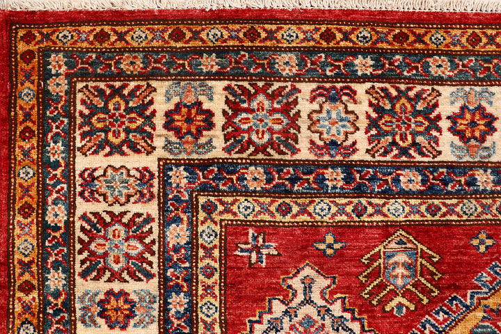 Firebrick Kazak 4'  9" x 6'  10" - No. QA31863