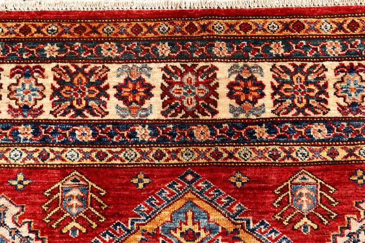 Firebrick Kazak 4'  9" x 6'  10" - No. QA31863