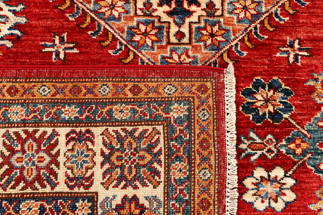 Firebrick Kazak 4'  9" x 6'  10" - No. QA31863