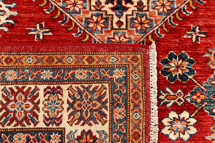 Firebrick Kazak 4'  9" x 6'  10" - No. QA31863