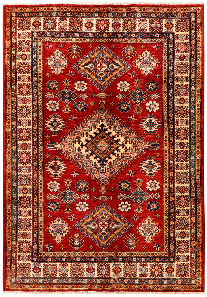 Firebrick Kazak 4'  9" x 6'  10" - No. QA31863