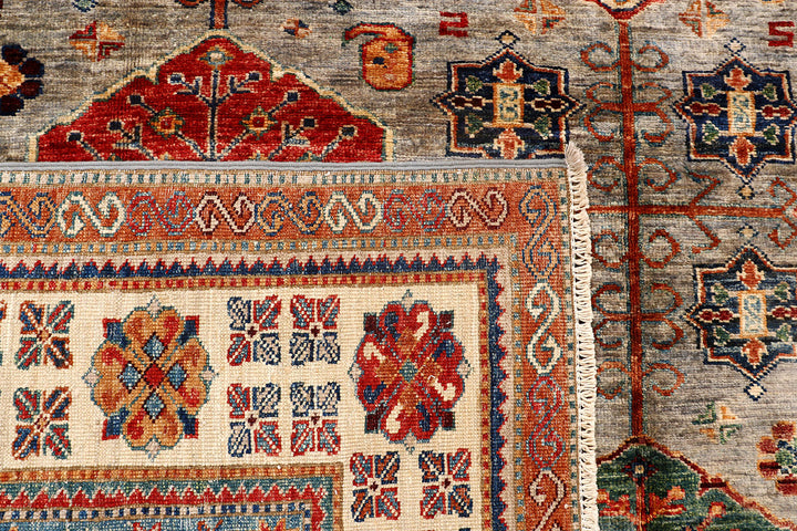 Tan Kazak 6'  6" x 9'  10" - No. QA96821