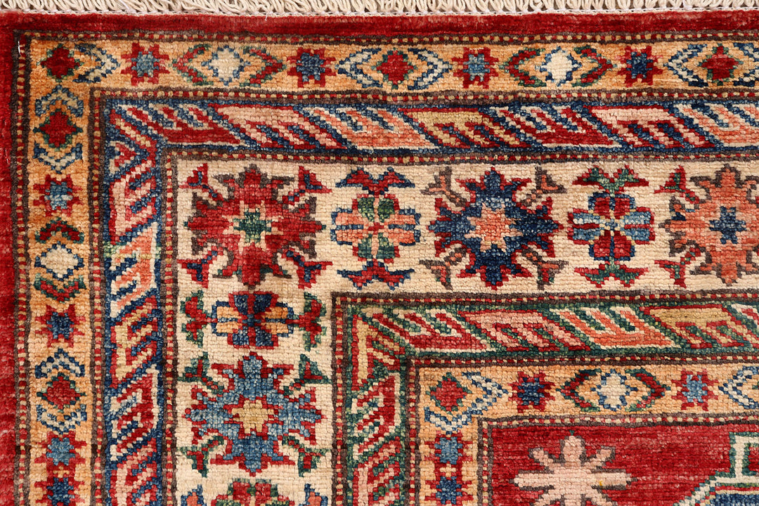 Firebrick Kazak 3'  11" x 5'  10" - No. QA93562