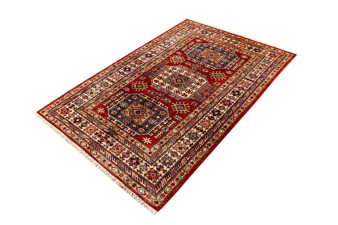 Firebrick Kazak 3'  11" x 5'  10" - No. QA93562