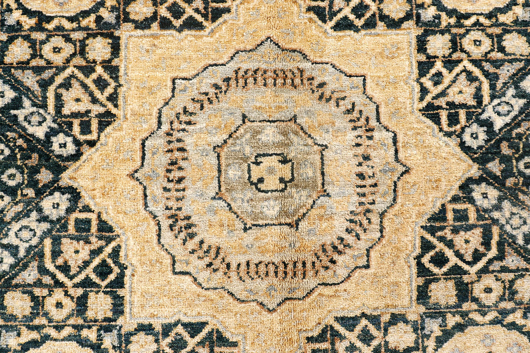 Multi Colored Mamluk 4'  1" x 5'  11" - No. QA89212