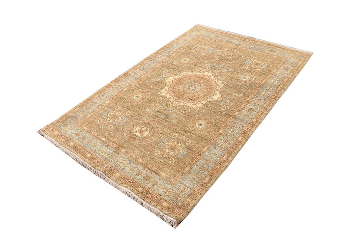 Tan Mamluk 4'  1" x 6'  4" - No. QA25416