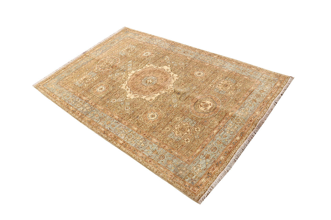 Tan Mamluk 4'  1" x 6'  4" - No. QA25416