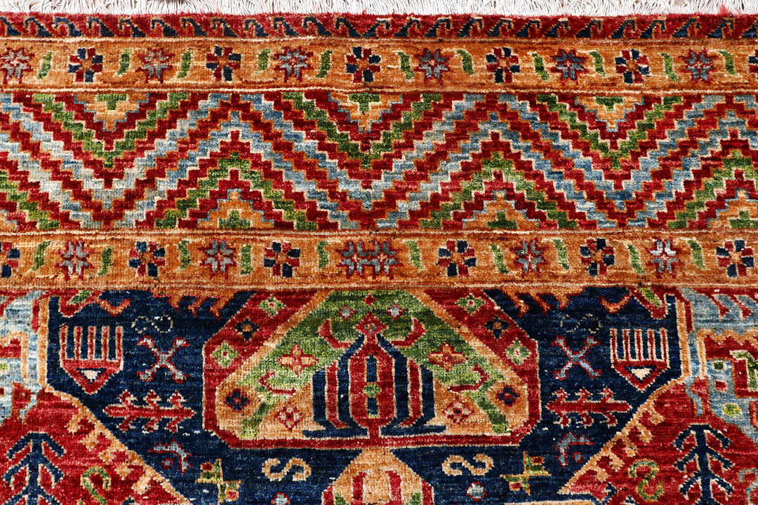 Multi Colored Ziegler 7'  10" x 9'  9" - No. QA76082