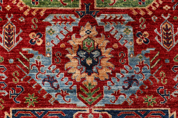 Multi Colored Ziegler 7'  10" x 9'  9" - No. QA76082