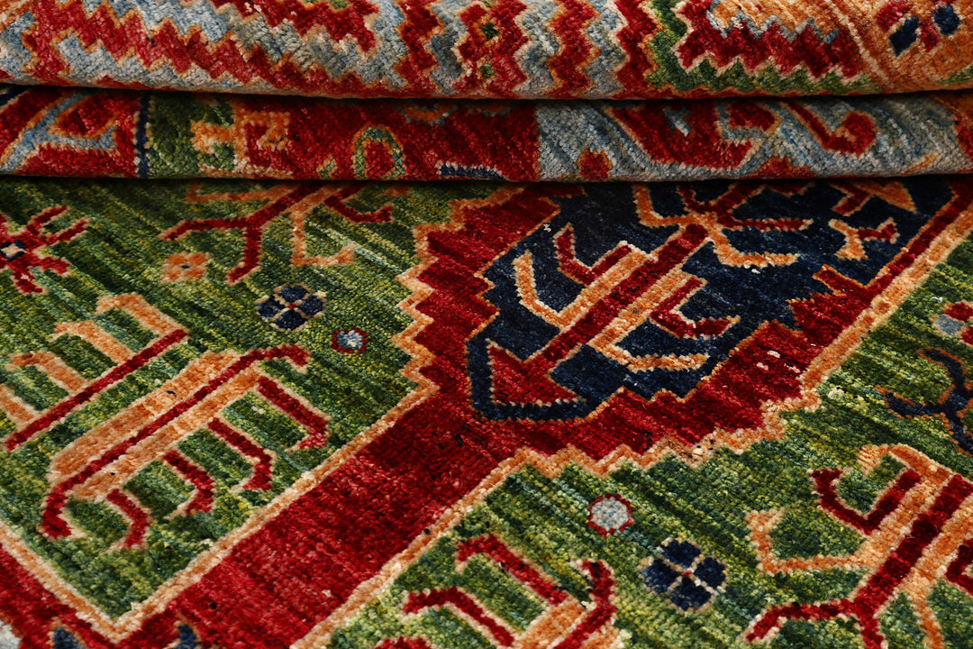 Multi Colored Ziegler 7'  10" x 9'  9" - No. QA76082