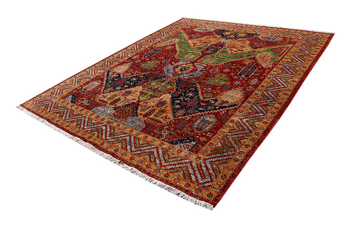 Multi Colored Ziegler 7'  10" x 9'  9" - No. QA76082