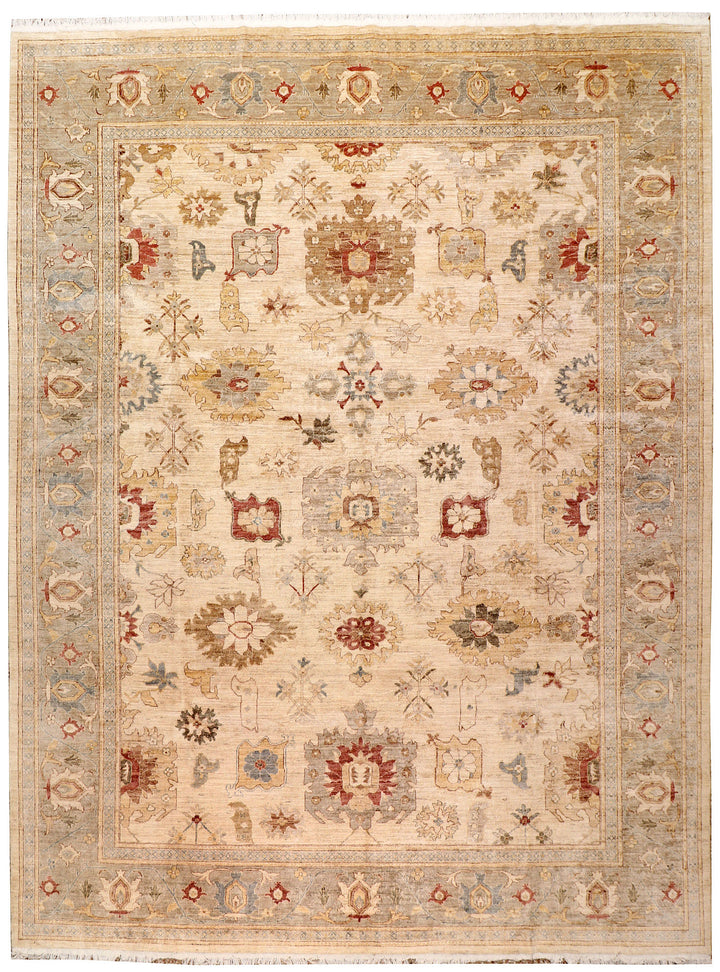 Bisque Oushak 11'  7" x 14'  4" - No. QA22926