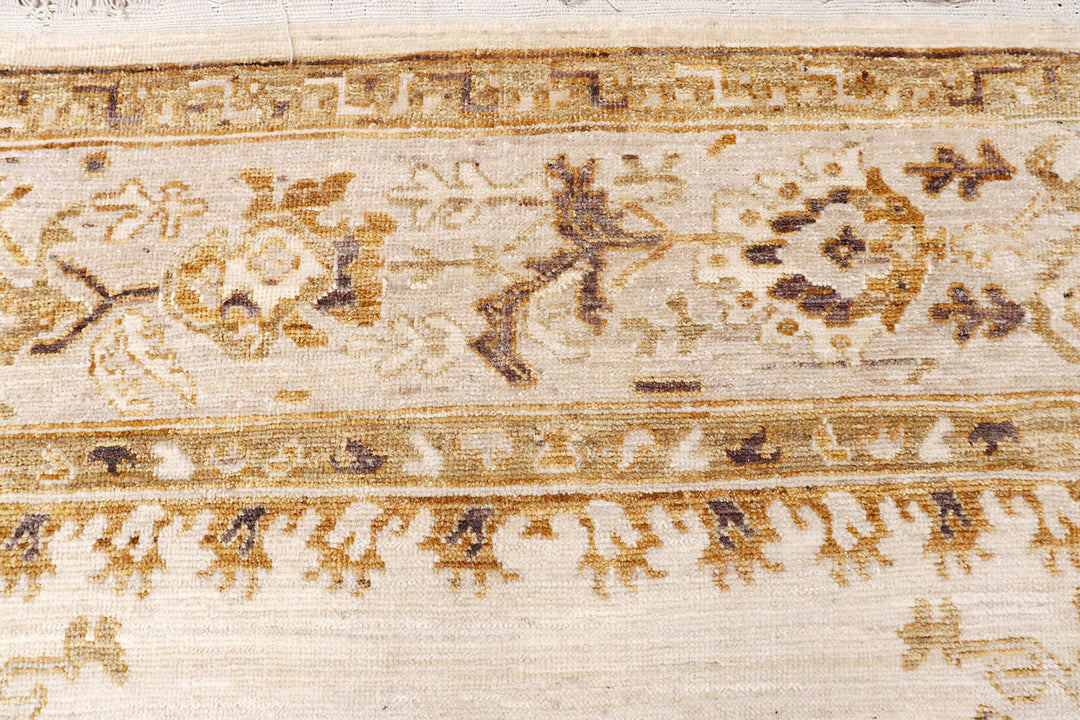 Antique White Oushak 8'  10" x 12' " - No. QA24495