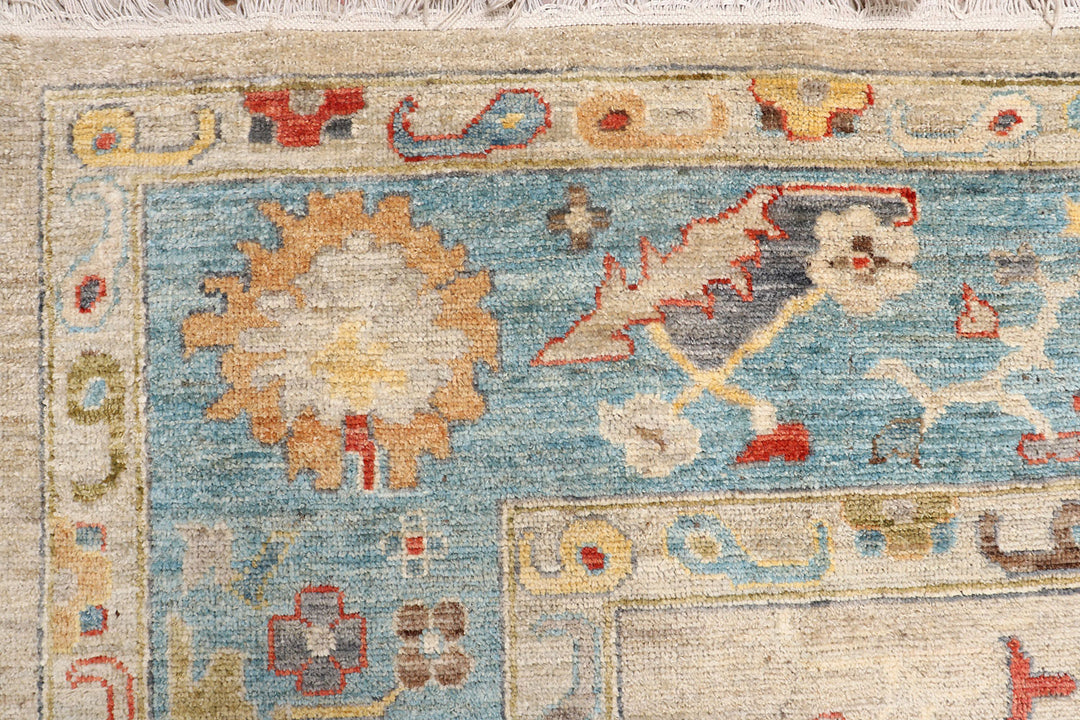 Bisque Oushak 9'  1" x 11'  10" - No. QA74553