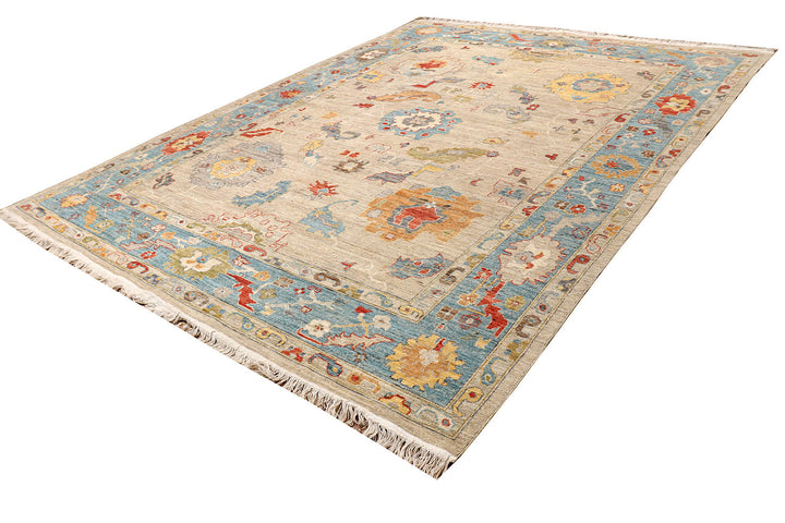 Bisque Oushak 9' 1 x 11' 10 - No. 73598