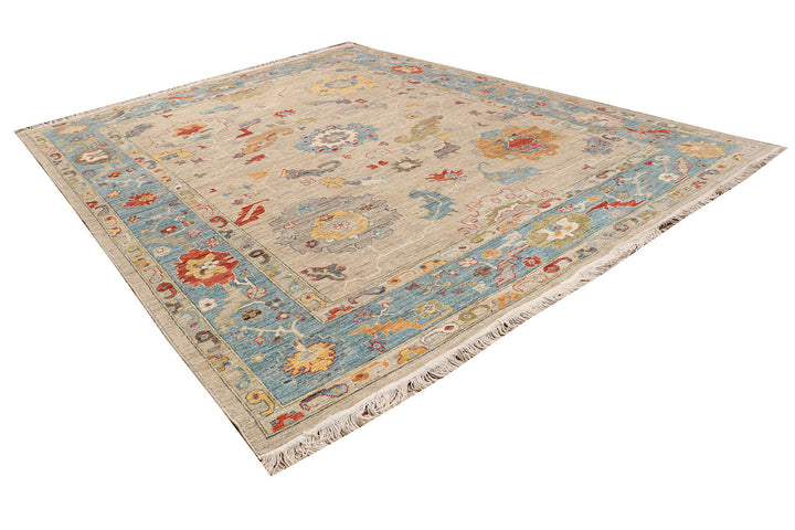 Bisque Oushak 9' 1 x 11' 10 - No. 73598